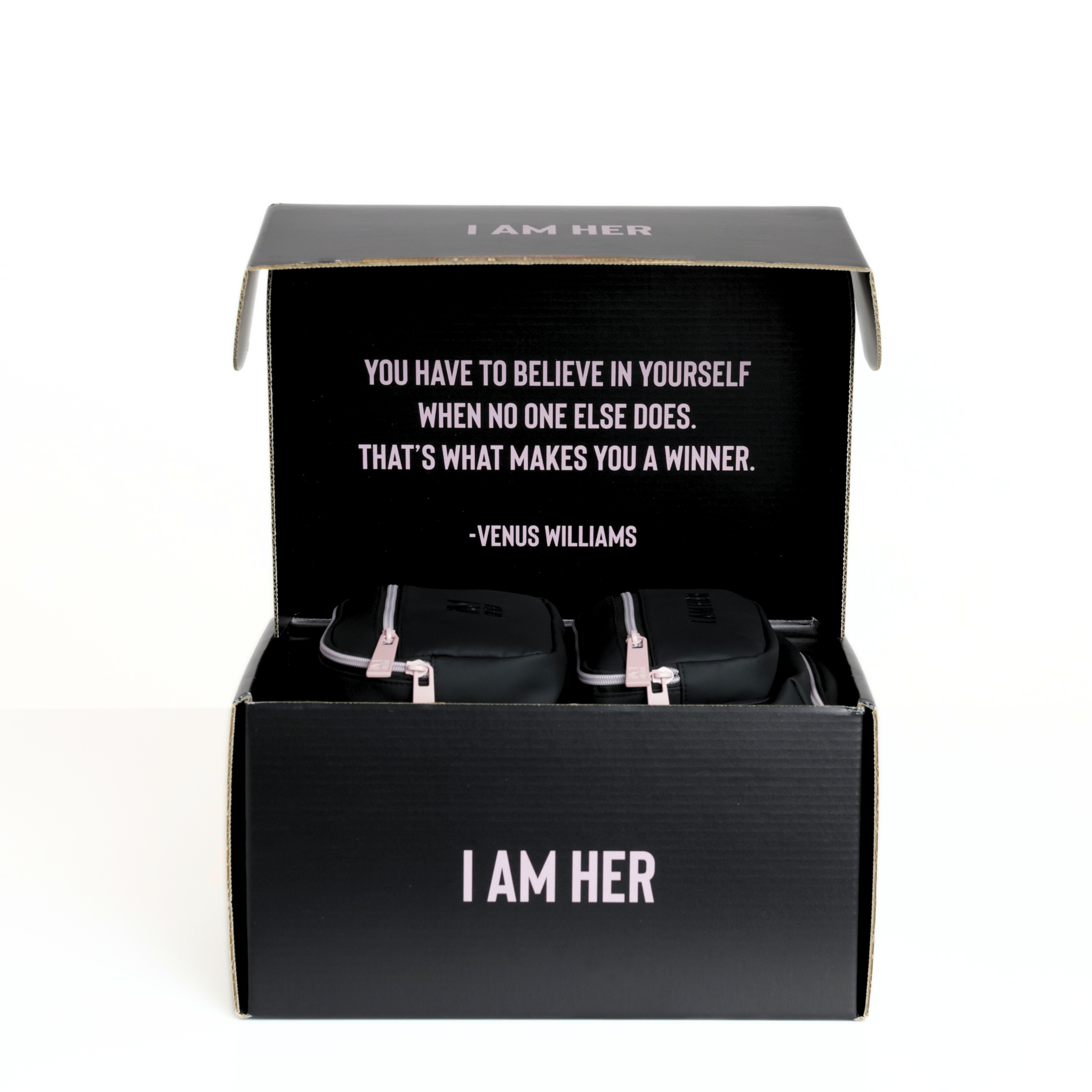 “I AM HER" — Pink Trim (Elite Small)
