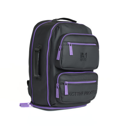 “DEDICATED" — Laker Purple Trim (Elite Small)