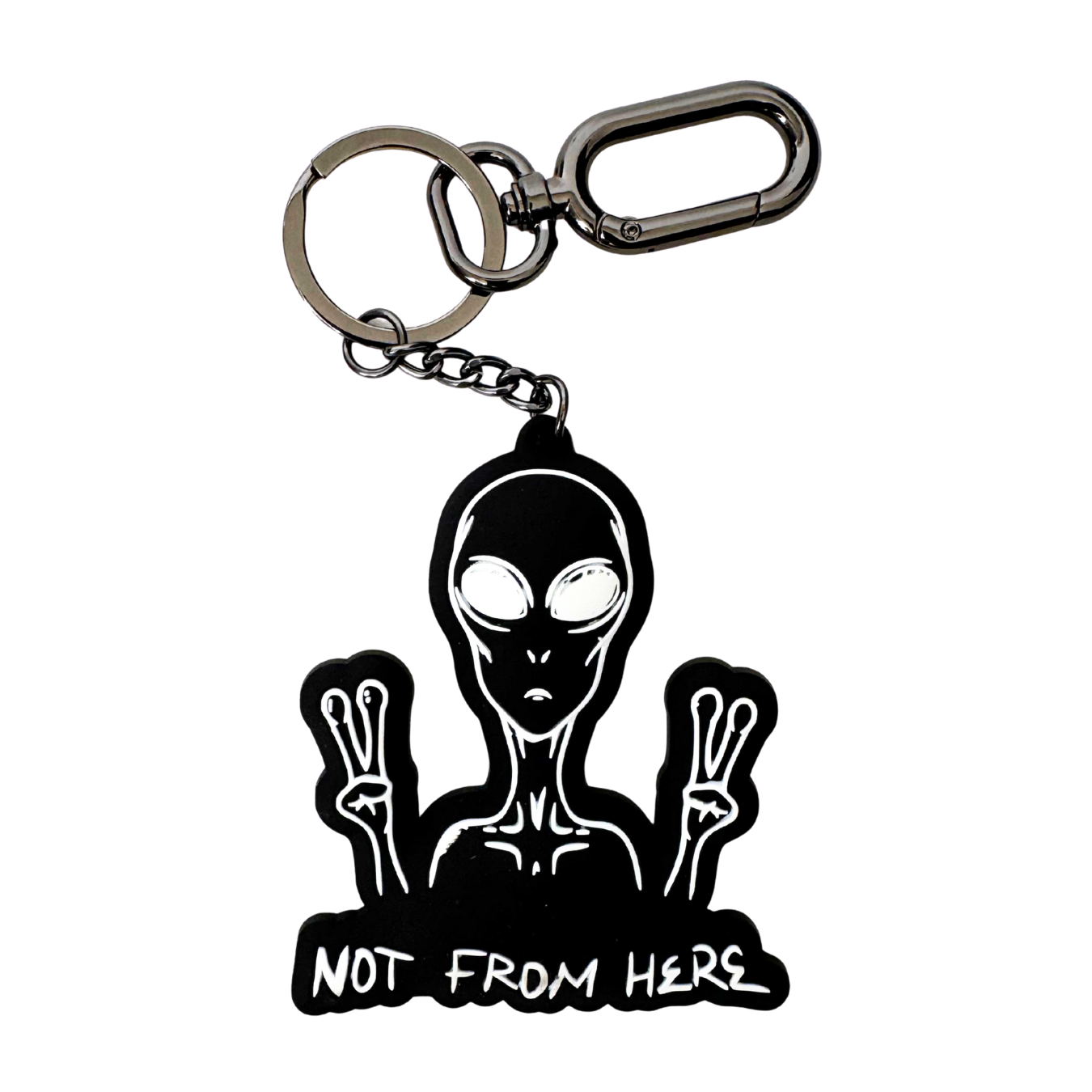NOT FROM HERE Keychain