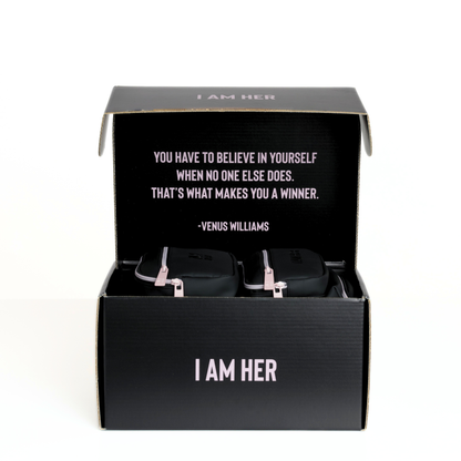 “I AM HER" —  Pink Trim (Elite Small)