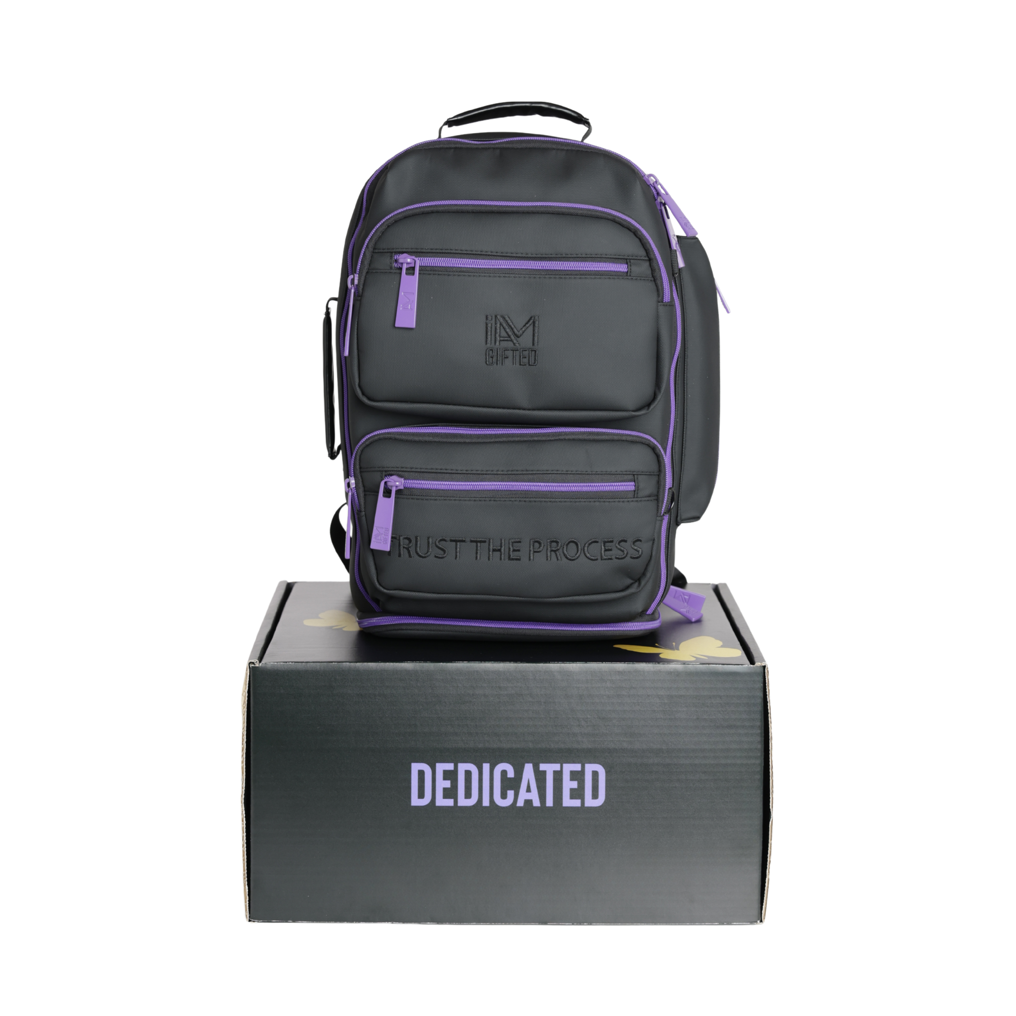 “DEDICATED" — Laker Purple Trim (Elite Small)