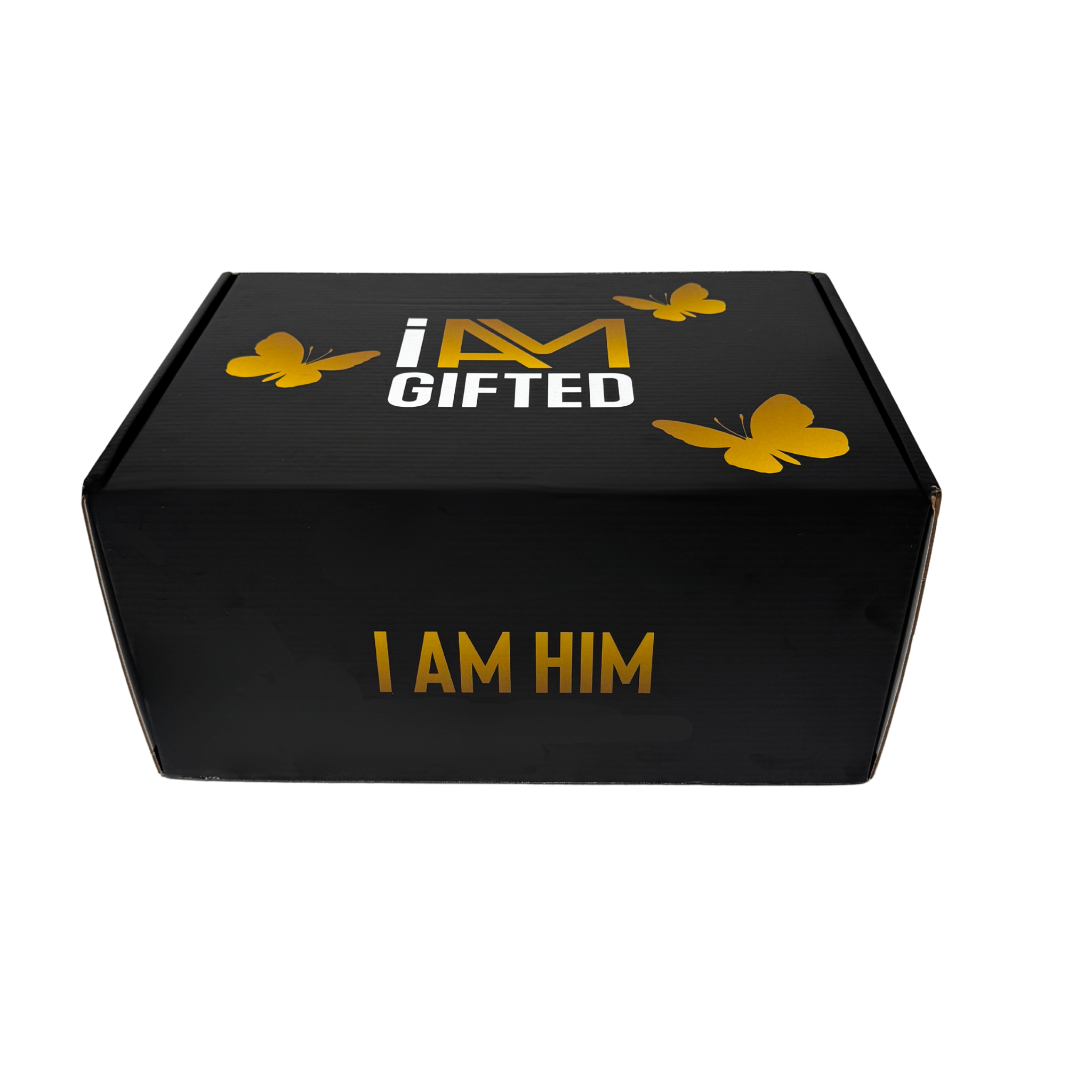 “I AM HIM” — Gold Trim (Elite Large)
