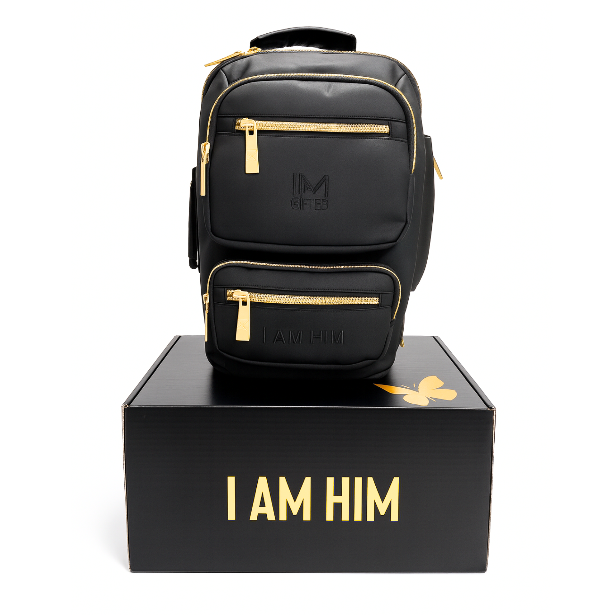 “I AM HIM” — Gold Trim (Elite Large)