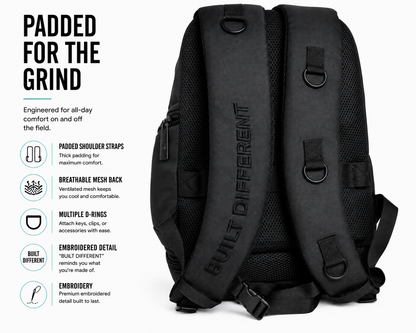 “BUILT DIFFERENT” – Black Trim