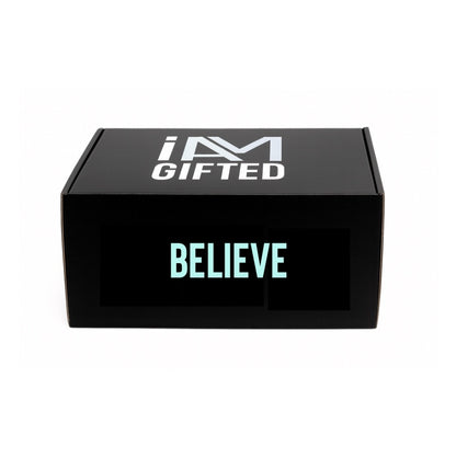 “BELIEVE" —  Teal Trim (Elite Small)