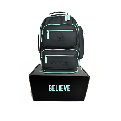 “BELIEVE" —  Teal Trim (Elite Small)